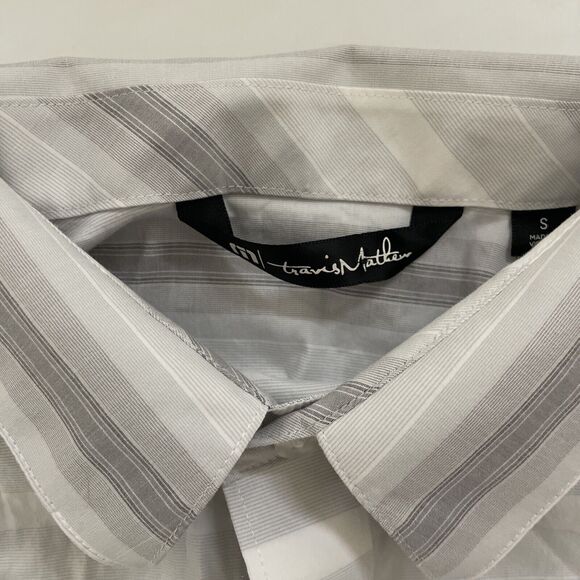 Travis Mathew Shirt Mens Small Striped Button Down Preppy Golf Short Sleeve‎ - Picture 3 of 7